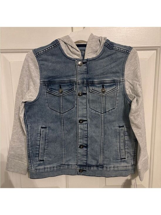 art class Other - NWT Art Class Boys Denim Hooded Jacket Blue Gray Size M (8)